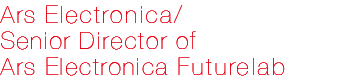 Ars Electronica Futurelab Senior Director